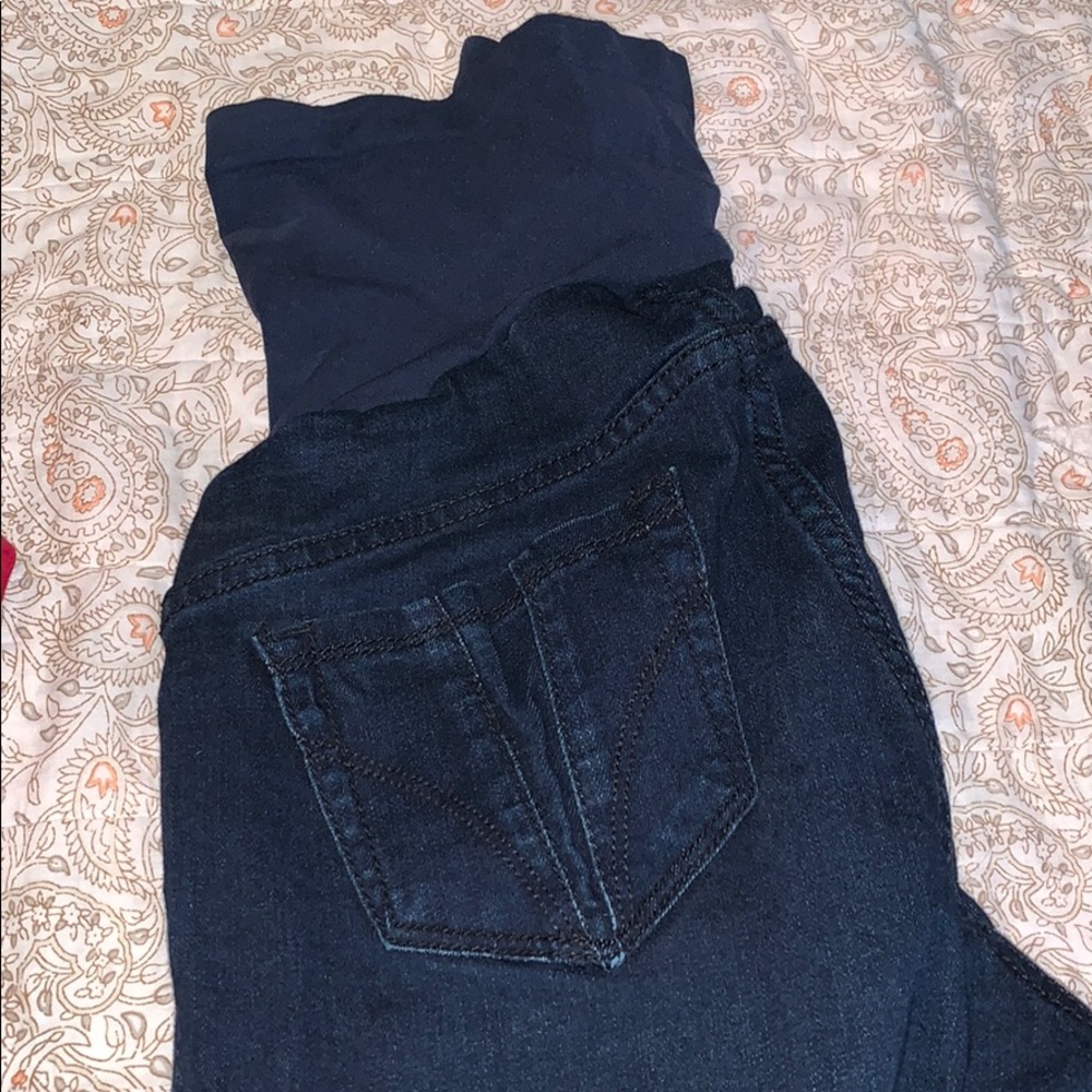 Maternity jeans motherhood indigo